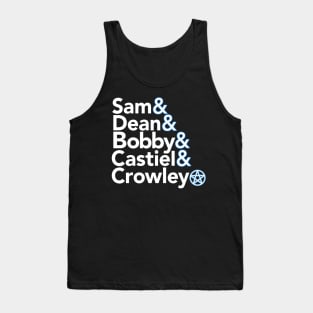 Supernatural Characters Tank Top